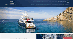 Desktop Screenshot of location-yacht.net